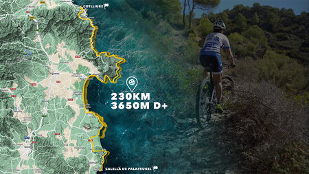 Mapa recorrido Pedals de la Costa Brava®