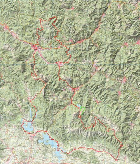 Mapa Pedales de Euskadi
