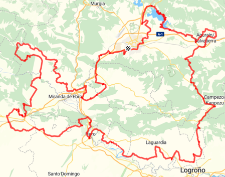 Mapa Pedales de Tierra Norte