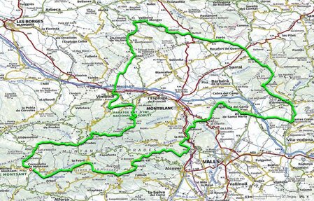 Pedals Cister® mapa ruta