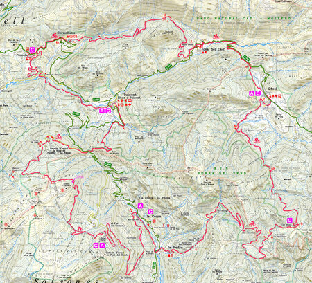 Pedals Pedraforca mapa ruta