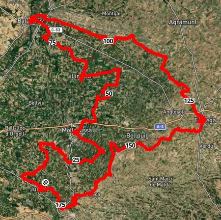 Pedals Canal d'Urgell® mapa