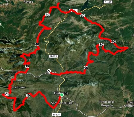 Pedales de las Minas® mapa